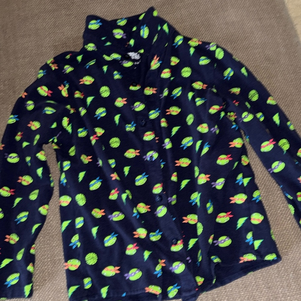 Andy & Evan ninja turtle button down